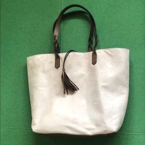 Suede tote bag NWOT